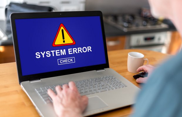 advanced system repair review system optimizers system error on laptop man on laptop